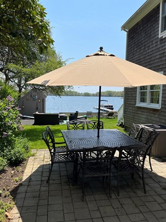 Centerville Cape Cod vacation rental - Patio dining with a view