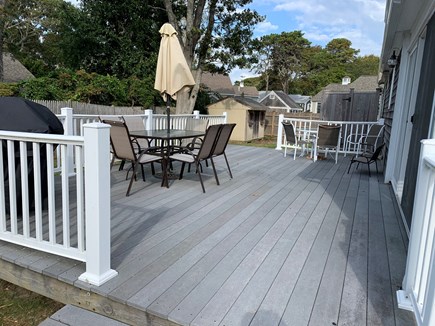 Hyannis, The Avenues- Seaside Park Cape Cod vacation rental - Spacious back deck
