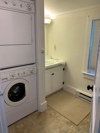 Hyannis, The Avenues- Seaside Park Cape Cod vacation rental - Bathroom with washer/dryer