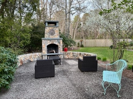 Cotuit Cape Cod vacation rental - Outdoor fireplace