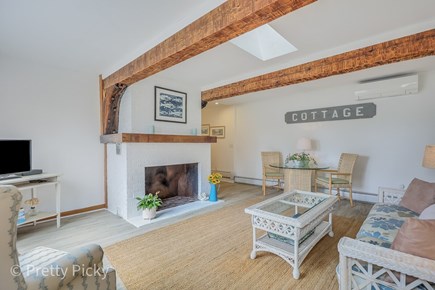 Chatham Cape Cod vacation rental - Here is the cottage living room. You have a private entrance to the cottage.