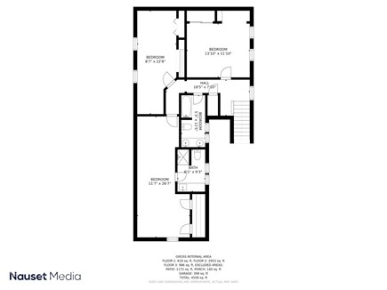 Chatham Cape Cod vacation rental - Floor Plan second floor