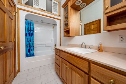 Orleans Cape Cod vacation rental - Full bathroom attached to Twin bunk bed bedroom