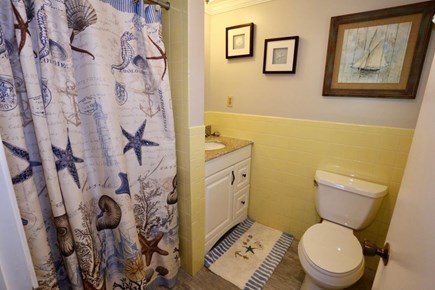 Yarmouth, Sandy Pond Escape Cape Cod vacation rental - En suite full bathroom attached to main bedroom