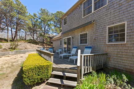 Eastham, Sunset House Cape Cod vacation rental - Outdoor seating area on the deck