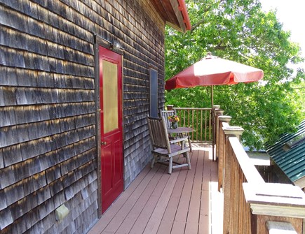 Provincetown Cape Cod vacation rental - Sit outside with coffee in the morning sun