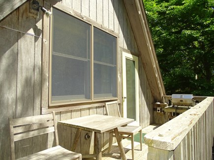 Provincetown Cape Cod vacation rental - Deck area - great for morning coffee