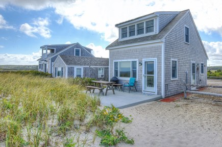 East Sandwich Cape Cod vacation rental - View of cottage from the dunes