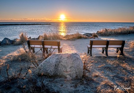 West Yarmouth Cape Cod vacation rental - Watch the sunrise from Smugglers Beach.7 mins away