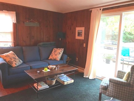 Wellfleet Cape Cod vacation rental - Living Room Area to Deck