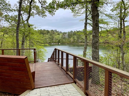 Brewster Cape Cod vacation rental - Easy access to pond with dock