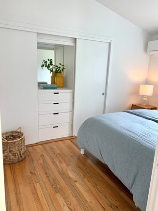 Brewster Cape Cod vacation rental - Queen bedroom with lots of storage.