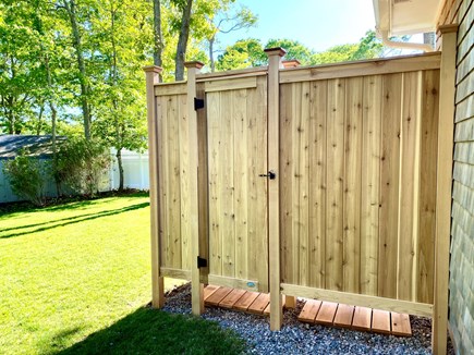 Falmouth Cape Cod vacation rental - Brand new oversized cedar outdoor shower