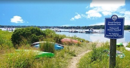 Falmouth Cape Cod vacation rental - Neighborhood beach on shores of Great Pond, just a .5 mile walk