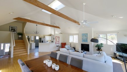 Truro Cape Cod vacation rental - Main living area on main floor is open and bright