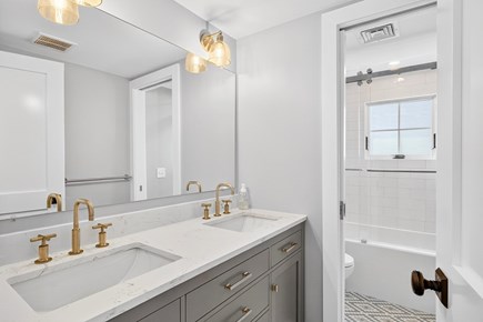Eastham Cape Cod vacation rental - Bathroom across from bunk room