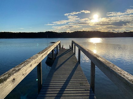 East Falmouth - Seacoast Shore Cape Cod vacation rental - Private dock in backyard