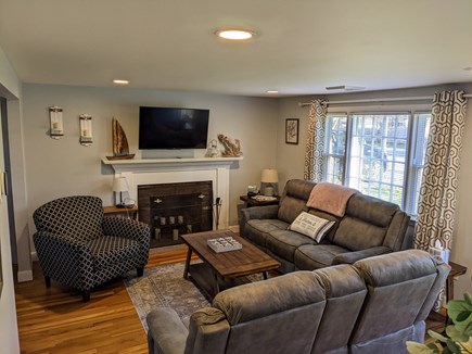 South Dennis Cape Cod vacation rental - Living Room with Fire Smart TV
