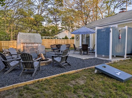 South Dennis Cape Cod vacation rental - Firepit / Private Backyard