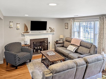 South Dennis Cape Cod vacation rental - Living room with Smart TV