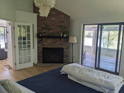 Hyannis Port Cape Cod vacation rental - Master bedroom, lake view