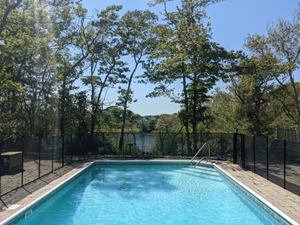 Hyannis Port Cape Cod vacation rental - Full sized heated swimming pool.  New gas grill now assembled!