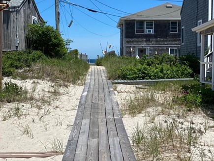 Plymouth, White Horse Beach MA vacation rental - Resident walkway to beach adjacent to home