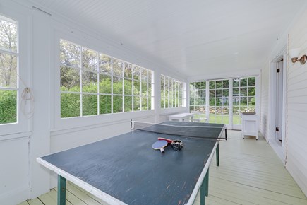 Hyannis Cape Cod vacation rental - Play Ping Pong on the Sun Porch