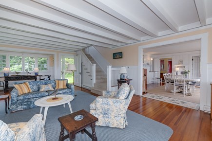 Hyannis Cape Cod vacation rental - First Living Room leads to Dining Room