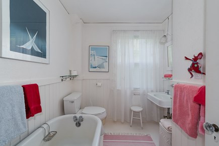 Hyannis Cape Cod vacation rental - Full Bathroom with Clawfoot Tub