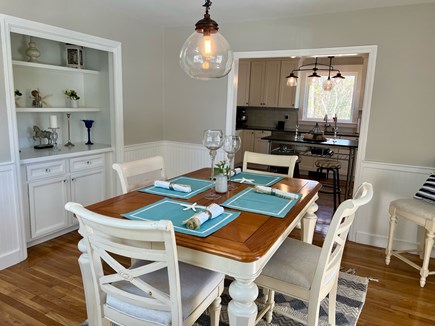 Marion MA vacation rental - Dining room Leaf and additional chairs available to seat 6