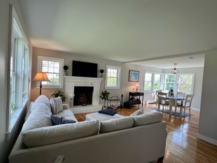 Marion MA vacation rental - Great room/living room overlooking the water