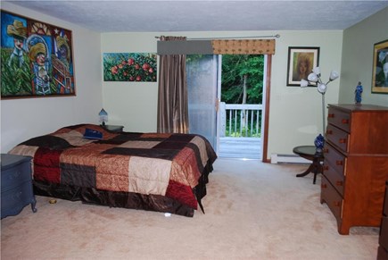 North Falmouth Cape Cod vacation rental - Master bedroom with king bed- new bedding photo to be updated