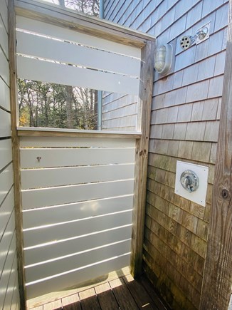 North Falmouth Cape Cod vacation rental - Outdoor shower with hot water