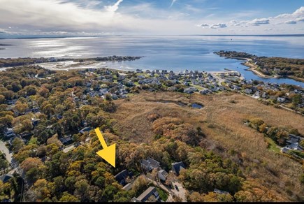 North Falmouth Cape Cod vacation rental - Distance from beach- 10 minute walk through neighborhood.