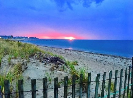 Falmouth Cape Cod vacation rental - Sunset at Surf Drive Beach