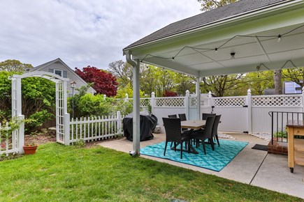 West Yarmouth Cape Cod vacation rental - Outdoor dining area with grill