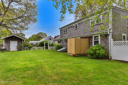 West Yarmouth Cape Cod vacation rental - Enjoy the outdoor shower and cozy firepit.