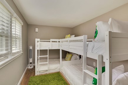 West Yarmouth Cape Cod vacation rental - The bunk room has four twin beds, perfect for a slumber party!