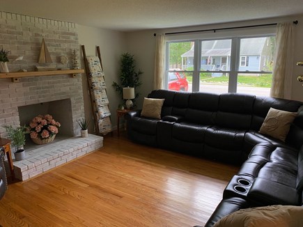 Teaticket Falmouth Cape Cod vacation rental - Living Room with 7-person sectional