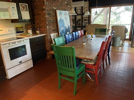 Wellfleet Cape Cod vacation rental - Kitchen with view
