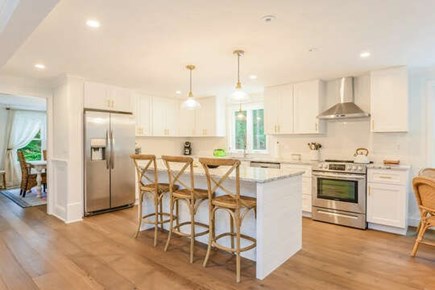 Sandwich Cape Cod vacation rental - Seating at kitchen island