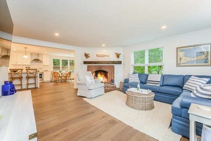 Sandwich Cape Cod vacation rental - Family room in open concept living area