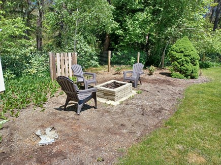 Yarmouth Cape Cod vacation rental - Firepit with 6 chairs.