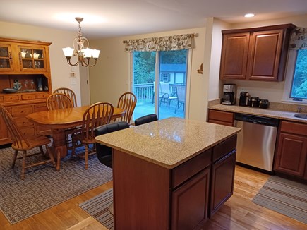 Yarmouth Cape Cod vacation rental - Dining room with up to 8 chairs, plus island.