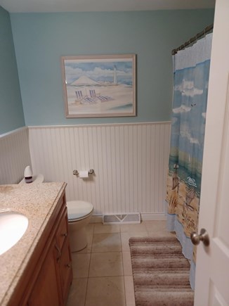 Yarmouth Cape Cod vacation rental - Bathroom with tub and shower.