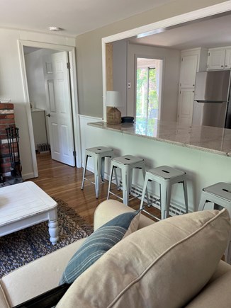 Dennis Cape Cod vacation rental - Breakfast bar with seating in living room