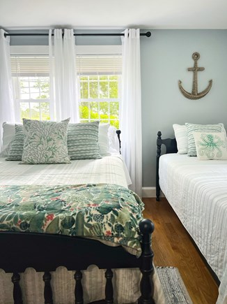 Yarmouth Cape Cod vacation rental - Highbank Escape | Bedroom 2 - two twin beds and one double bed