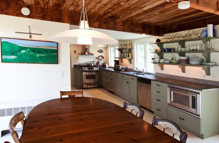 Truro Cape Cod vacation rental - Kitchen and dining area.