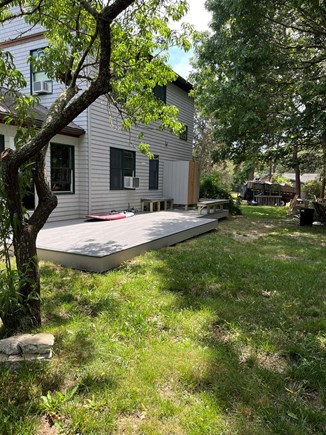 Eastham Cape Cod vacation rental - Rear deck with outdoor shower